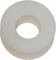 Made in USA - #6 Screw, Grade 6/6 Nylon Standard Flat Washer - 3.56mm ID x 5/16" OD, 3.18mm Thick - Benchmark Tooling