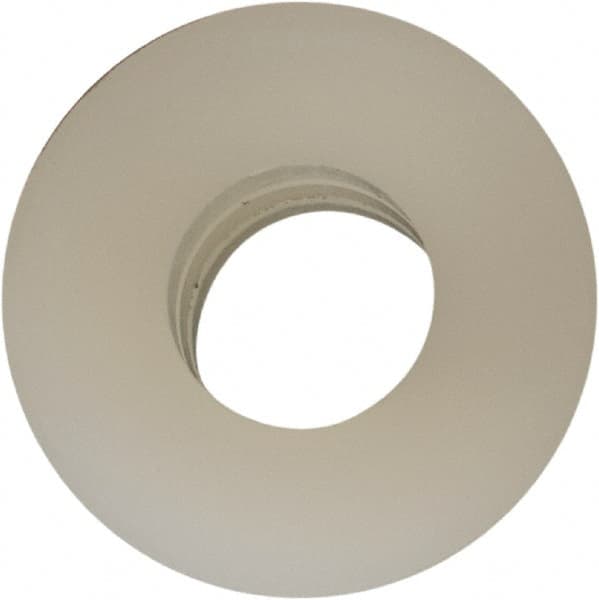 Made in USA - #8 Screw, Grade 6/6 Nylon Standard Flat Washer - 4.34mm ID x 3/8" OD, 3.18mm Thick - Benchmark Tooling