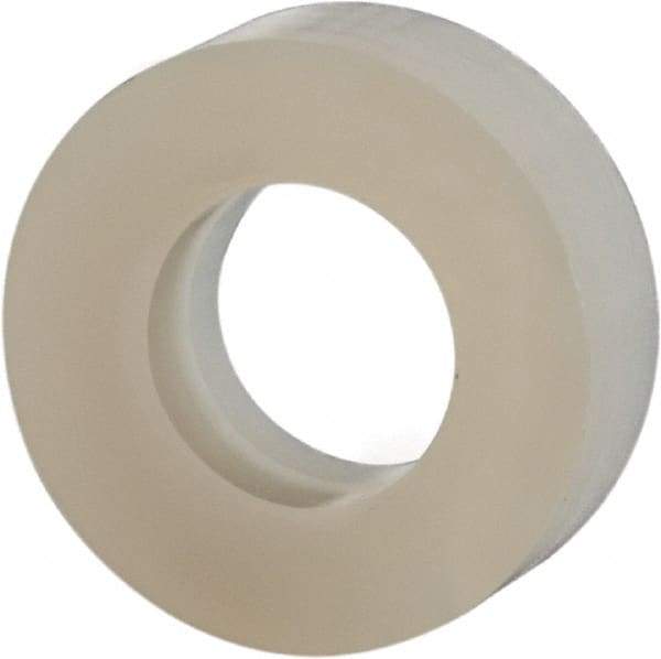 Made in USA - #10 Screw, Grade 6/6 Nylon Standard Flat Washer - 4.93mm ID x 3/8" OD, 3.18mm Thick - Benchmark Tooling