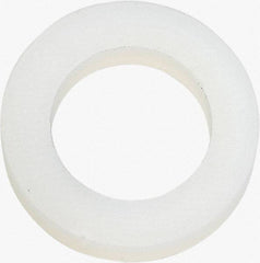 Made in USA - 5/16" Screw, Grade 6/6 Nylon Standard Flat Washer - 8.05mm ID x 1/2" OD, 2.36mm Thick - Benchmark Tooling