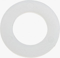 Made in USA - 7/16" Screw, Grade 6/6 Nylon Standard Flat Washer - 11.25mm ID x 3/4" OD, 0.81mm Thick - Benchmark Tooling