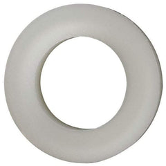 Made in USA - 7/16" Screw, Grade 6/6 Nylon Standard Flat Washer - 11.25mm ID x 3/4" OD, 3.18mm Thick - Benchmark Tooling