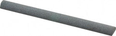 Value Collection - Half Round, Aluminum Oxide, Toolroom Finishing Stick - 4" Long x 3/8" Wide, Coarse Grade - Benchmark Tooling