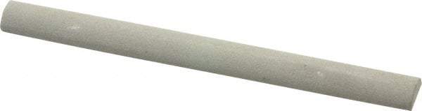 Value Collection - Half Round, Aluminum Oxide, Toolroom Finishing Stick - 4" Long x 3/8" Wide, Fine Grade - Benchmark Tooling