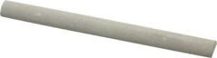 Value Collection - Half Round, Aluminum Oxide, Toolroom Finishing Stick - 4" Long x 3/8" Wide, Fine Grade - Benchmark Tooling