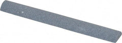 Value Collection - Half Round, Aluminum Oxide, Toolroom Finishing Stick - 4" Long x 1/2" Wide, Coarse Grade - Benchmark Tooling
