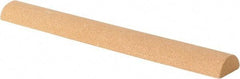 Value Collection - Half Round, Aluminum Oxide, Toolroom Finishing Stick - 4" Long x 1/2" Wide, Fine Grade - Benchmark Tooling