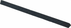 Value Collection - Three Square, Aluminum Oxide, Toolroom Finishing Stick - 4" Long x 1/4" Wide, Coarse Grade - Benchmark Tooling