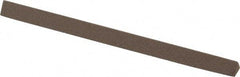 Value Collection - Three Square, Aluminum Oxide, Toolroom Finishing Stick - 4" Long x 1/4" Wide, Fine Grade - Benchmark Tooling