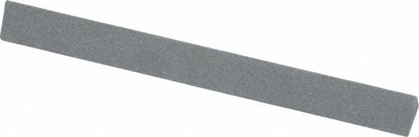 Value Collection - Three Square, Aluminum Oxide, Toolroom Finishing Stick - 4" Long x 3/8" Wide, Medium Grade - Benchmark Tooling