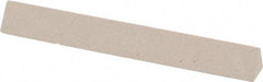 Value Collection - Three Square, Aluminum Oxide, Toolroom Finishing Stick - 4" Long x 1/2" Wide, Fine Grade - Benchmark Tooling