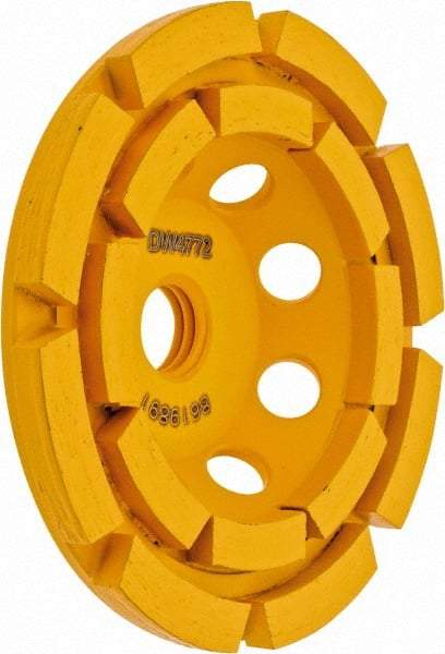 DeWALT - 4" Diam, Surface Grinding Wheel - Diamond, 15,000 Max RPM - Benchmark Tooling