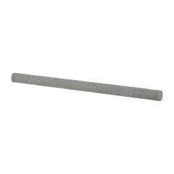 Value Collection - Round, Aluminum Oxide, Toolroom Finishing Stick - 4" Long x 1/4" Wide, Medium Grade - Benchmark Tooling