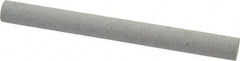 Value Collection - Round, Aluminum Oxide, Toolroom Finishing Stick - 4" Long x 3/8" Wide, Medium Grade - Benchmark Tooling