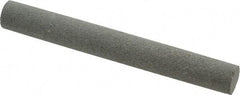 Value Collection - Round, Aluminum Oxide, Toolroom Finishing Stick - 4" Long x 1/2" Wide, Medium Grade - Benchmark Tooling