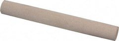 Value Collection - Round, Aluminum Oxide, Toolroom Finishing Stick - 4" Long x 1/2" Wide, Fine Grade - Benchmark Tooling