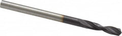 Guhring - 1/8" 130° Parabolic Flute Powdered Metal Screw Machine Drill Bit - Benchmark Tooling