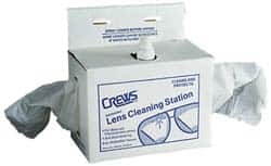 MCR Safety - Lens Cleaning Station - 1 Pump, 8 Ounce Capacity Pump, 600 Towelettes, Disposable Station - Benchmark Tooling