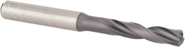 Kennametal - 1/4" 140° Spiral Flute Solid Carbide Screw Machine Drill Bit - Benchmark Tooling