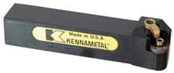 Kennametal - MRGN, Right Hand Cut, 15° Lead Angle, 1" Shank Height x 1" Shank Width, Negative Rake Indexable Turning Toolholder - 5" OAL, RN..43 Insert Compatibility, Series Kenloc - Benchmark Tooling