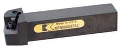 Kennametal - MSRN, Right Hand Cut, 15° Lead Angle, 1-1/2" Shank Height x 1-1/2" Shank Width, Negative Rake Indexable Turning Toolholder - 7" OAL, SN..64. Insert Compatibility, Series Kenloc - Benchmark Tooling