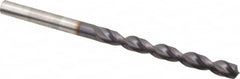 Guhring - 0.2205" 130° Powdered Metal Jobber Drill - FIREX Finish, Right Hand Cut, Parabolic Flute, Straight Shank, 3-21/32" OAL, Cone Relief Point - Benchmark Tooling