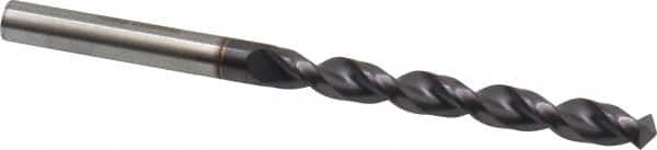 Guhring - 15/64" 130° Powdered Metal Jobber Drill - FIREX Finish, Right Hand Cut, Parabolic Flute, Straight Shank, 93mm OAL, Cone Relief Point - Benchmark Tooling