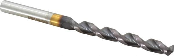 Guhring - Letter I 130° Powdered Metal Jobber Drill - FIREX Finish, Right Hand Cut, Parabolic Flute, Straight Shank, 4-9/32" OAL, Cone Relief Point - Benchmark Tooling