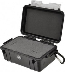 Pelican Products, Inc. - 5-1/16" Wide x 3-17/25" Deep x 3-1/8" High, Clamshell Hard Case - Black, Polycarbonate - Benchmark Tooling