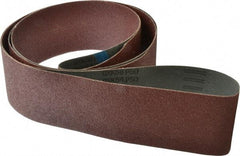 Tru-Maxx - 4" Wide x 132" OAL, 50 Grit, Aluminum Oxide Abrasive Belt - Aluminum Oxide, Coarse, Coated - Benchmark Tooling