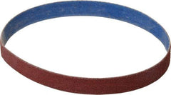 Norton - 1/2" Wide x 12" OAL, 80 Grit, Ceramic Abrasive Belt - Ceramic, Medium, Coated, Y Weighted Cloth Backing, Series R981 - Benchmark Tooling