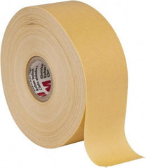 3M - 1-1/2" x 110', Yellow Cotton Cloth Electrical Tape - Series 2520, 8 mil Thick, 800 V/mil Dielectric Strength, 50 Lb./Inch Tensile Strength - Benchmark Tooling