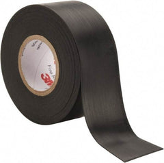 3M - 1-1/2" x 20', Black Rubber Electrical Tape - Series 77, 30 mil Thick - Benchmark Tooling