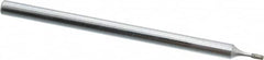 Strauss - Diamond (Abrasive) Grinding Pin - 1/8" Shank Diam x 2" Shank Length, Fine Grade, 120 Grit - Benchmark Tooling