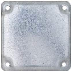 Cooper Crouse-Hinds - Electrical Outlet Box Steel Square Surface Cover - Benchmark Tooling