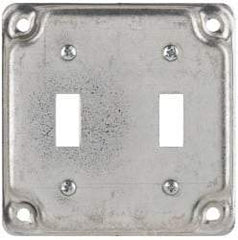 Cooper Crouse-Hinds - Electrical Outlet Box Steel Square Surface Cover - Benchmark Tooling