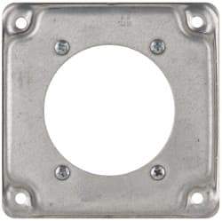 Cooper Crouse-Hinds - Electrical Outlet Box Steel Square Surface Cover - Benchmark Tooling