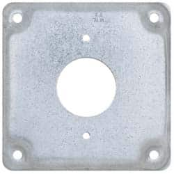 Cooper Crouse-Hinds - Electrical Outlet Box Steel Square Surface Cover - Benchmark Tooling