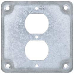 Cooper Crouse-Hinds - Electrical Outlet Box Steel Square Surface Cover - Benchmark Tooling