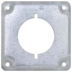 Cooper Crouse-Hinds - Electrical Outlet Box Steel Square Surface Cover - Benchmark Tooling