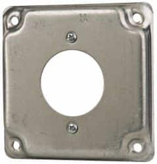 Cooper Crouse-Hinds - Electrical Outlet Box Steel Square Surface Cover - Benchmark Tooling