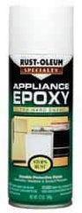 Rust-Oleum - Black, Gloss, Appliance Epoxy Spray Paint - 7 Sq Ft per Can, 12 oz Container - Benchmark Tooling