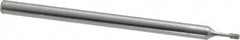 Strauss - Diamond (Abrasive) Grinding Pin - 1/8" Shank Diam x 2" Shank Length, Medium Grade, 80 Grit - Benchmark Tooling
