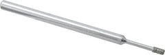 Strauss - 1/8" Head Thickness Diamond (Abrasive) Grinding Pin - 1/8" Shank Diam x 2" Shank Length, Medium Grade, 80 Grit - Benchmark Tooling