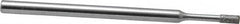 Strauss - 0.157" Head Thickness Diamond (Abrasive) Grinding Pin - 1/8" Shank Diam x 2" Shank Length, Fine Grade, 120 Grit - Benchmark Tooling