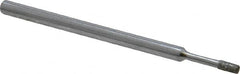 Strauss - 0.157" Head Thickness Diamond (Abrasive) Grinding Pin - 1/8" Shank Diam x 2" Shank Length, (170 Mesh Grit) - Benchmark Tooling