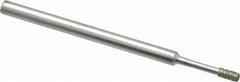 Strauss - 0.157" Head Thickness Diamond (Abrasive) Grinding Pin - 1/8" Shank Diam x 2" Shank Length, Medium Grade, 80 Grit - Benchmark Tooling