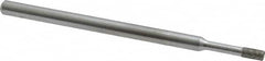 Strauss - 0.157" Head Thickness Diamond (Abrasive) Grinding Pin - 1/8" Shank Diam x 2" Shank Length, (170 Mesh Grit) - Benchmark Tooling