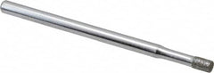Strauss - 0.11" Head Diam x 0.157" Head Thickness Diamond (Abrasive) Grinding Pin - 1/8" Shank Diam x 2" Shank Length, Fine Grade, 120 Grit - Benchmark Tooling