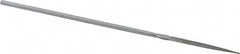 Strauss - 5-1/2" OAL Fine Point Needle Diamond File - 5/32" Wide x 1/16" Thick, 1-5/8 LOC, 91 Grit - Benchmark Tooling